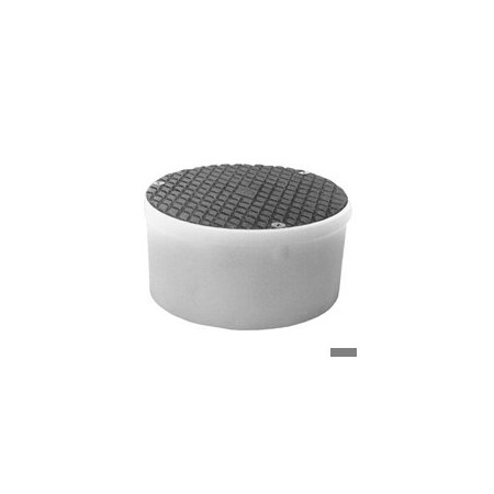 Zurn CO2400-PV3 - 3" PVC Floor Cleanout with Cast Iron Top CO2400-PV3